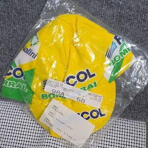 Nalini APIS Euro Team Pecol Bombarral Cycling Cap Yellow Made in Italy Vintage